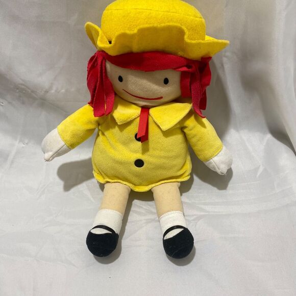 Madeline Plush Doll Yellow Hat and dress 2021 By Ludwig LLC 13 Inch X 9 Inch - Picture 3 of 7